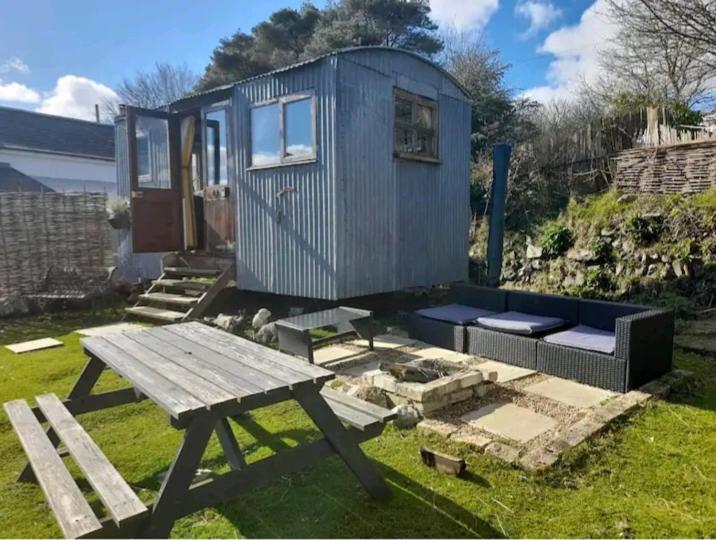 Hotel Treguth Glamping Unique Experience - Themed Huts à Saint Day Extérieur photo